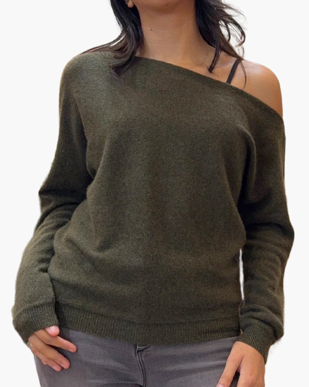 Cashmere Off the Shoulder