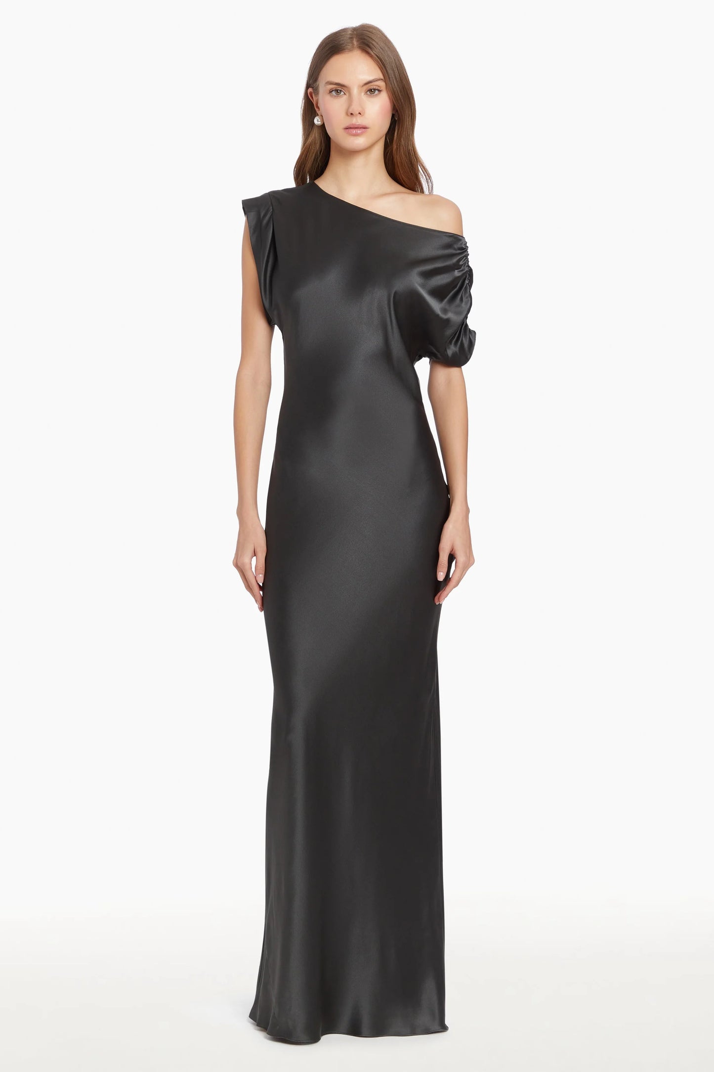 Elroy Silk Maxi in Zinc