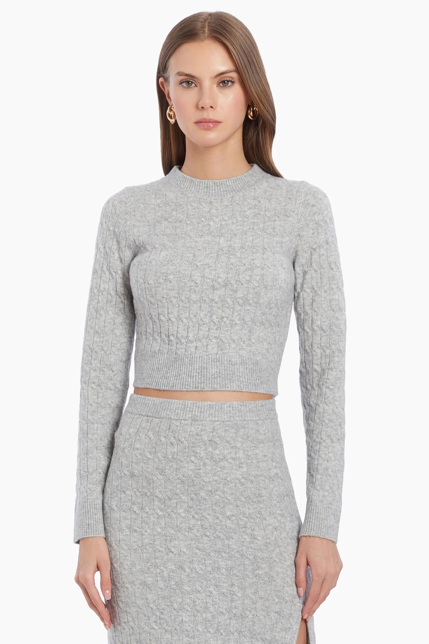 Isla Top in Heather Gray