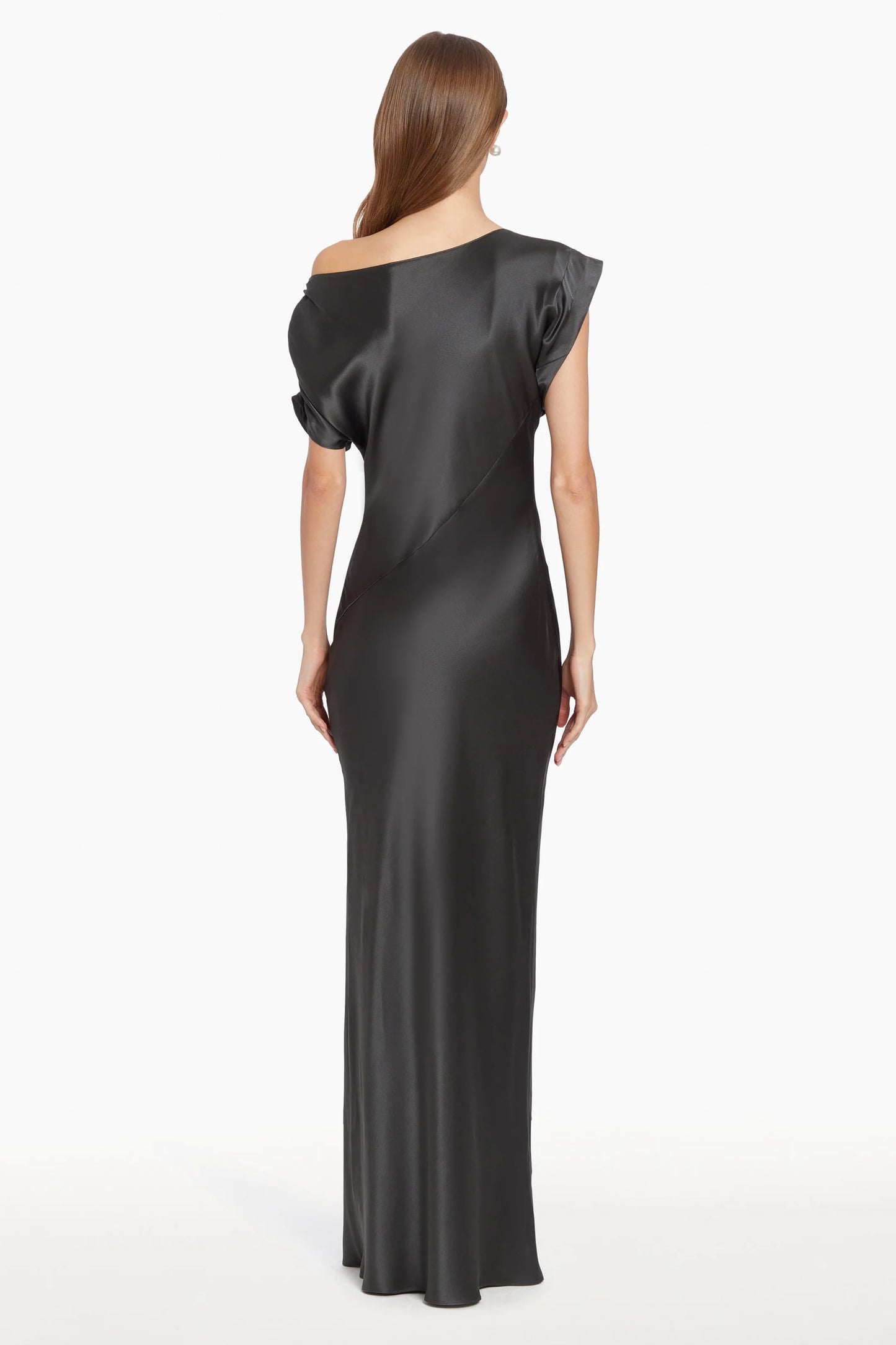 Elroy Silk Maxi in Zinc