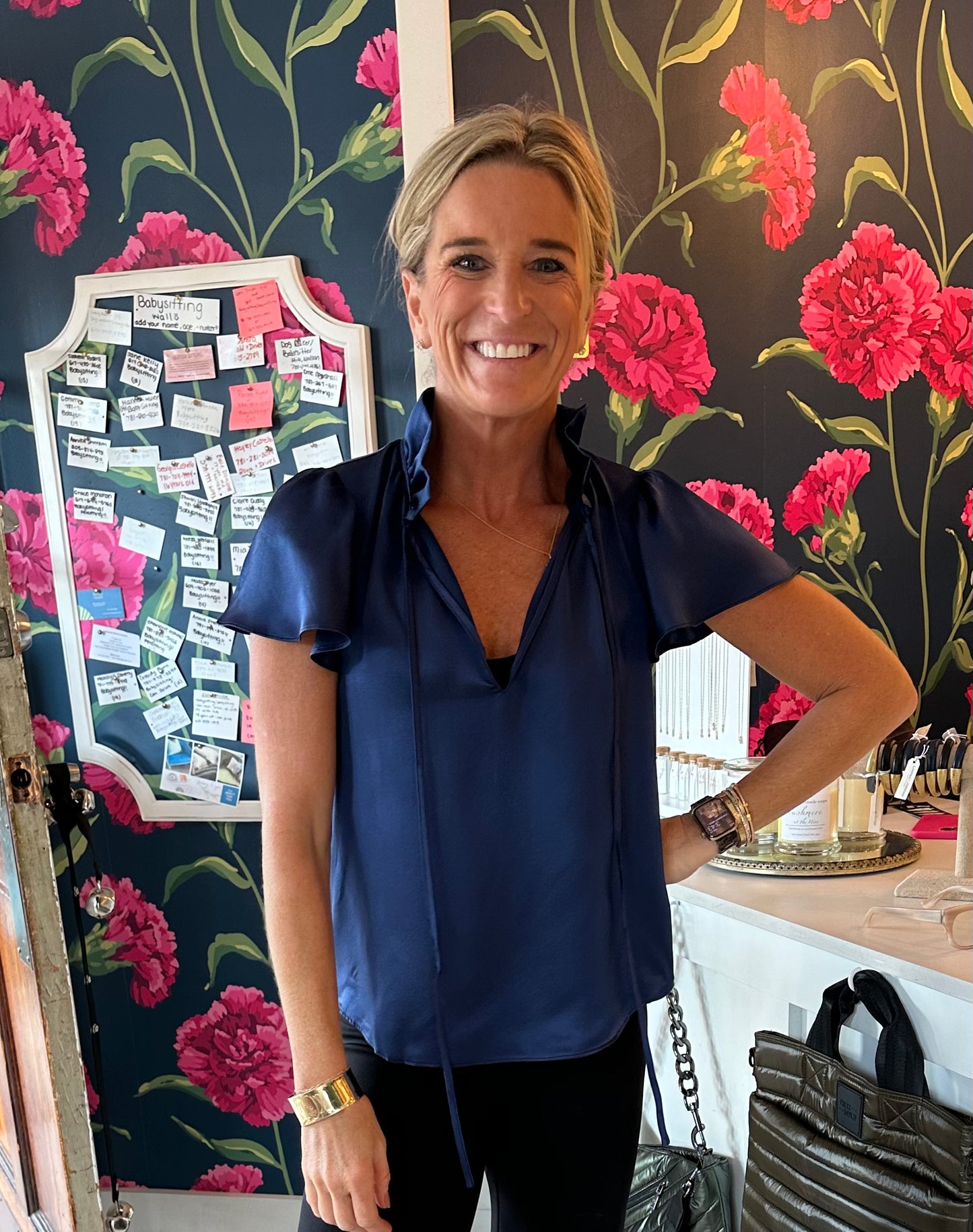 Short Sleeve Vittoria Silk Top
