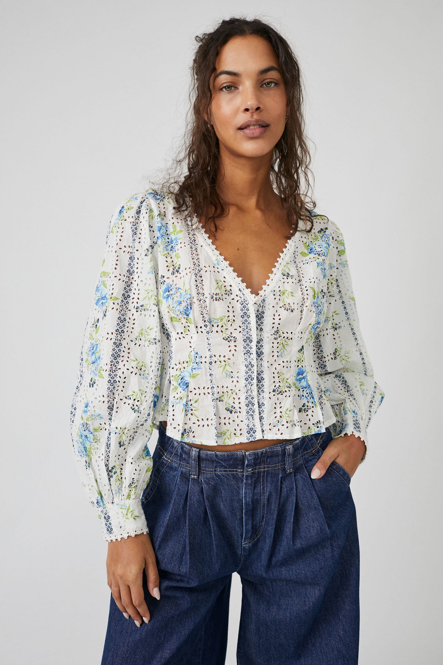 Blossom Eyelet Top