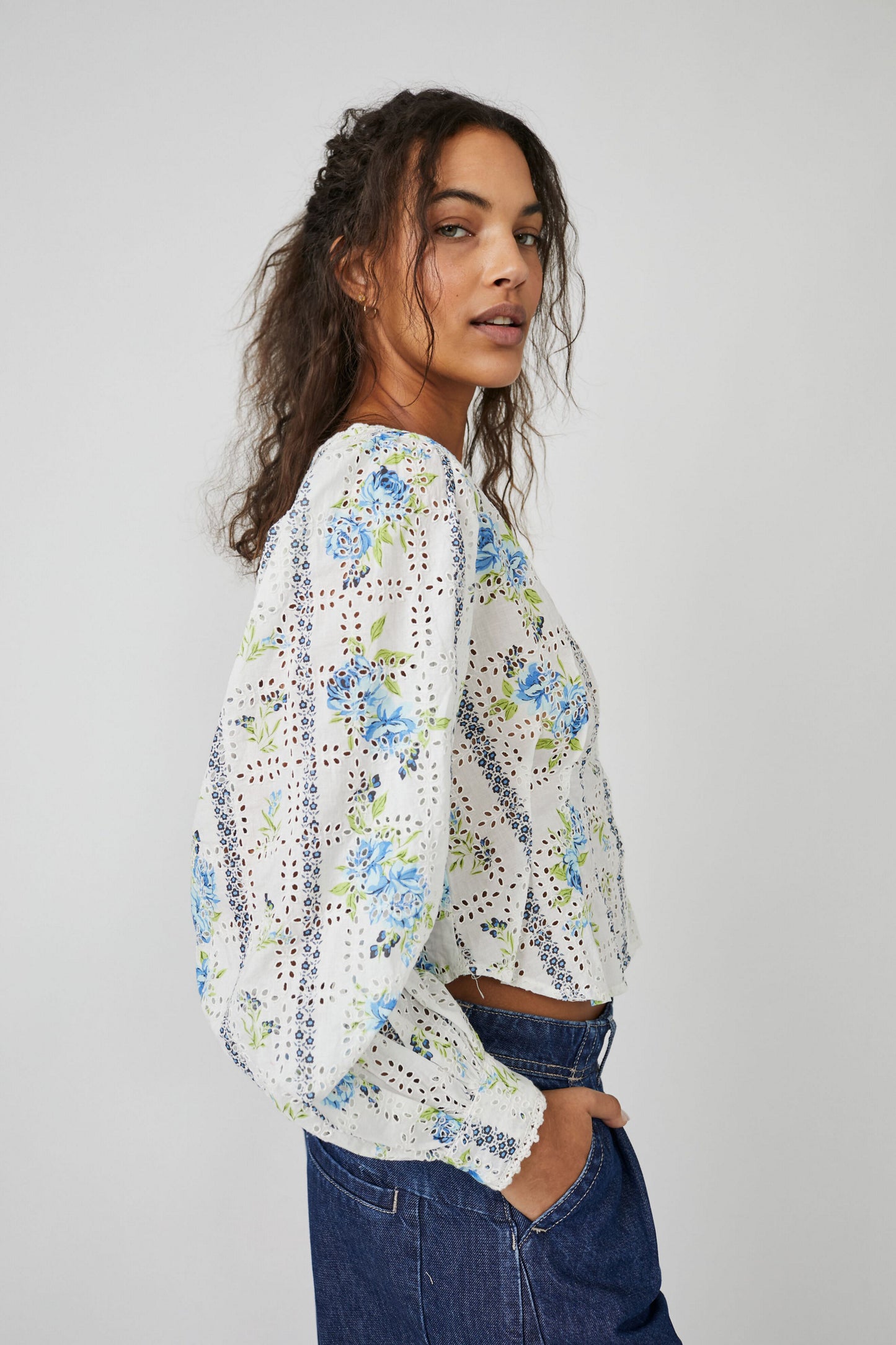 Blossom Eyelet Top
