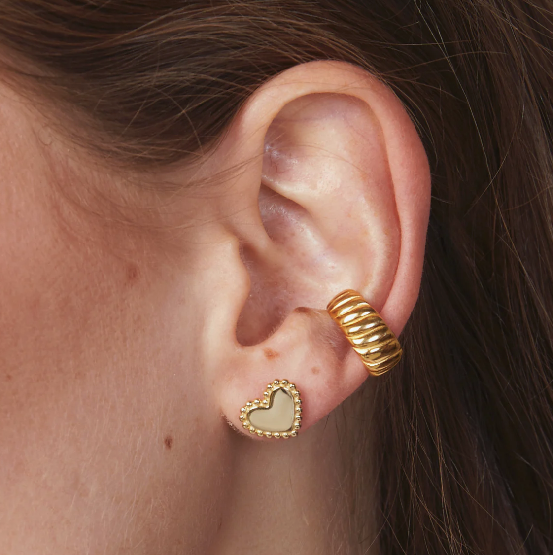 Eleanor Heart Studs