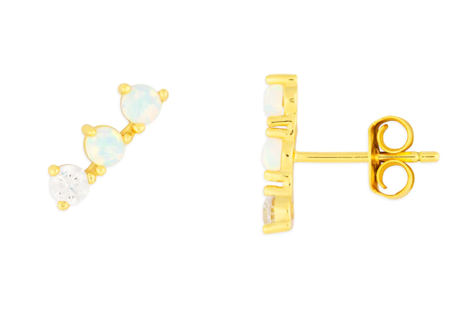 Opal Climber Studs