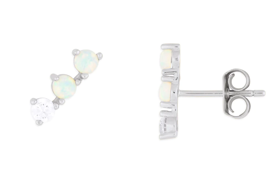 Opal Climber Studs