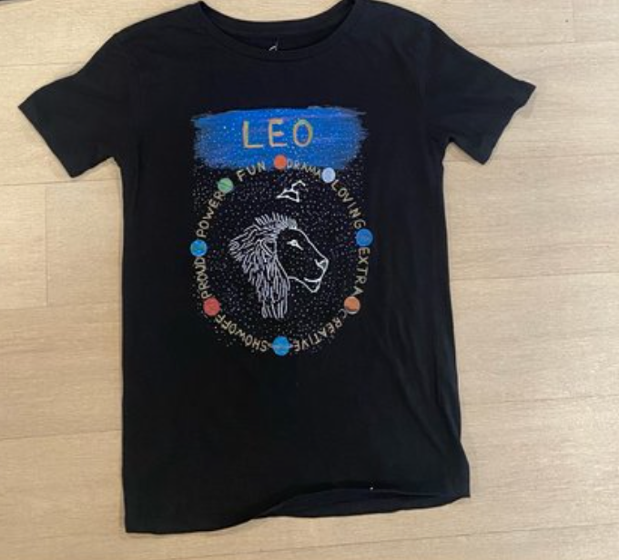 Leo Black T-Shirt