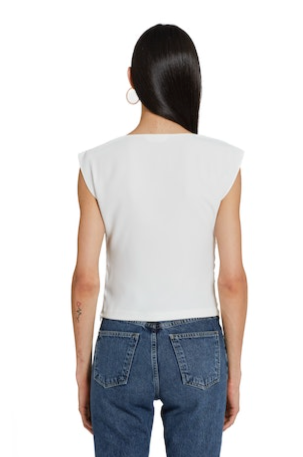 Fersia Top in Ivory