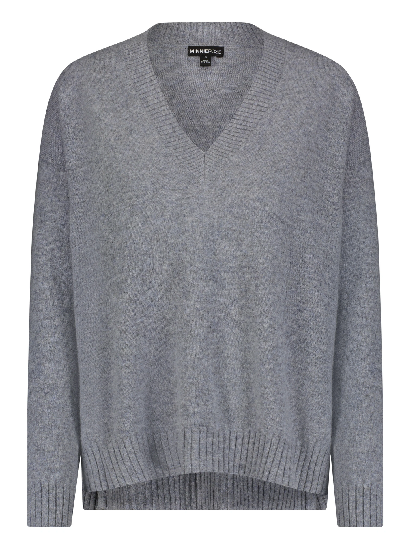 Cashmere Long And Lean V-Neck