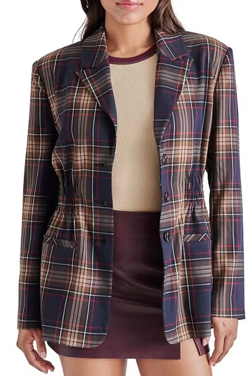 Frida Plaid Jacket