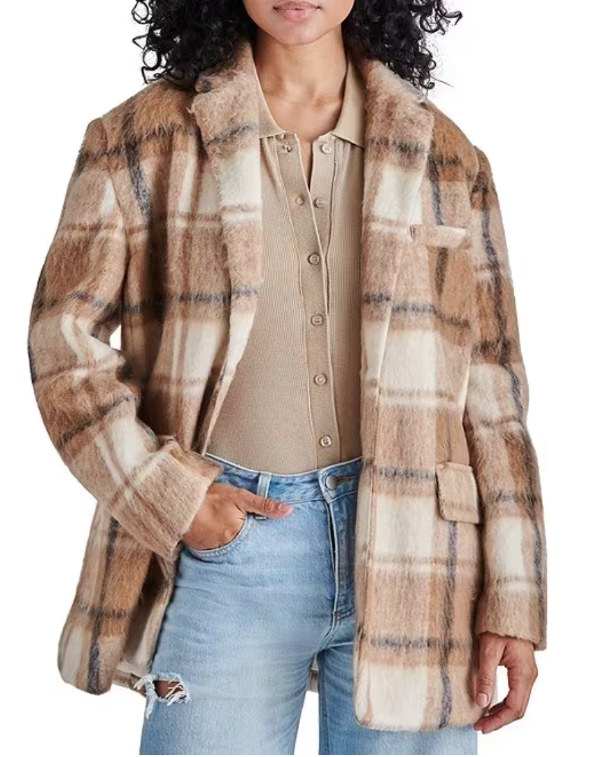 Nana Blazer Coat Plaid