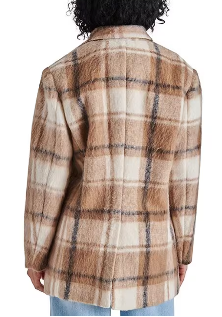Nana Blazer Coat Plaid