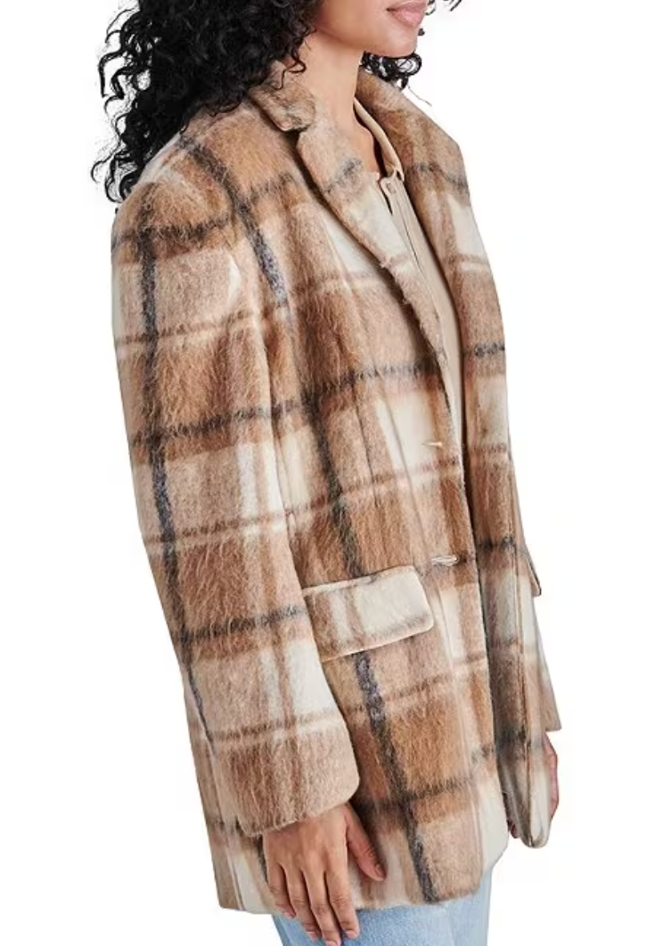 Nana Blazer Coat Plaid
