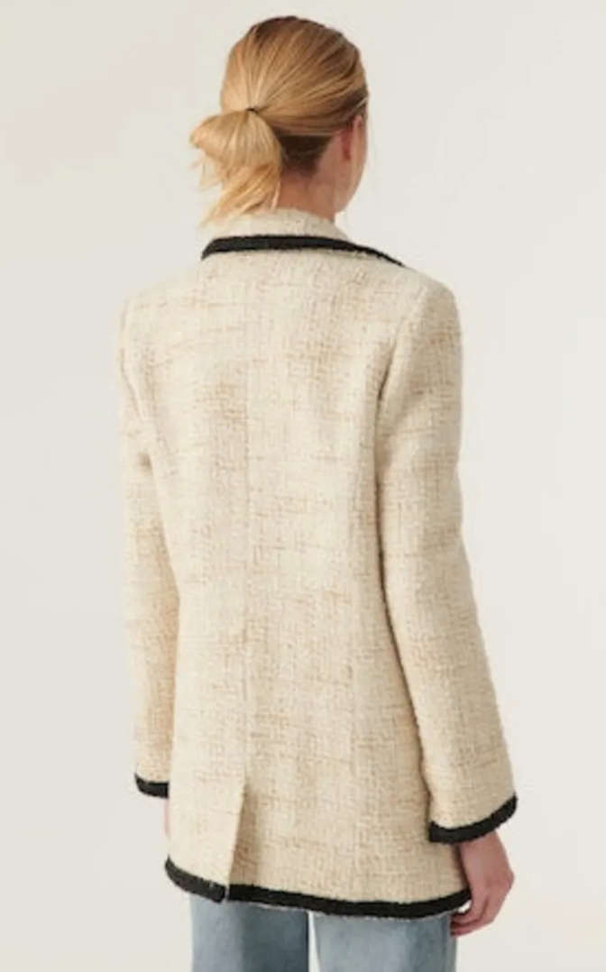Fiara Coat in Ecru