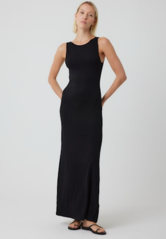 Soft Touch Boatneck Tank Maxi Dress