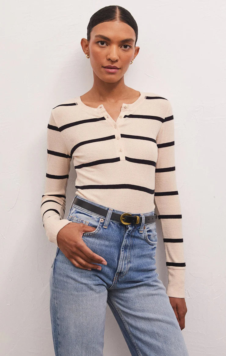 Scarlett Rib Henley
