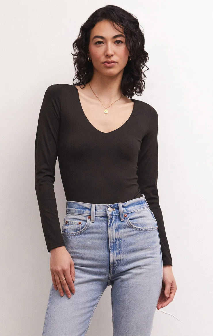 So SmoothV-Neck Bodysuit