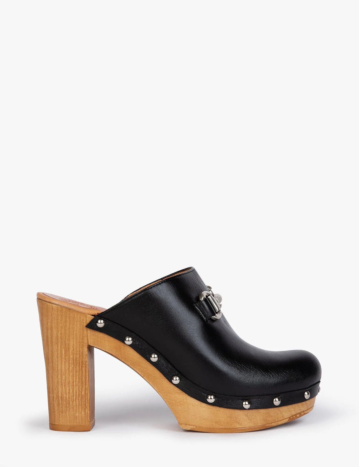 High Horsebit Leather Clog