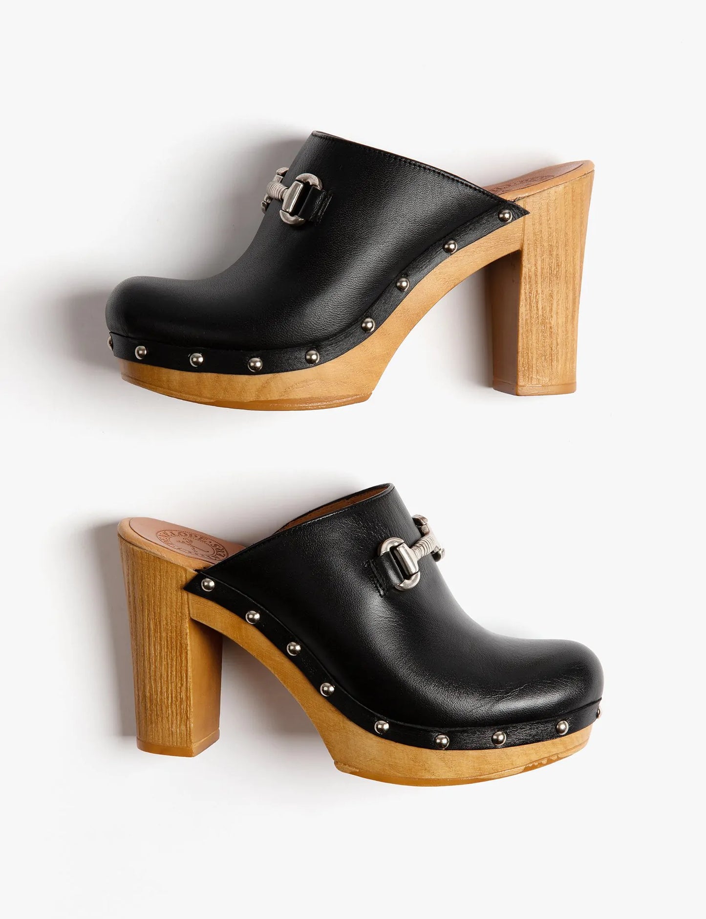 High Horsebit Leather Clog