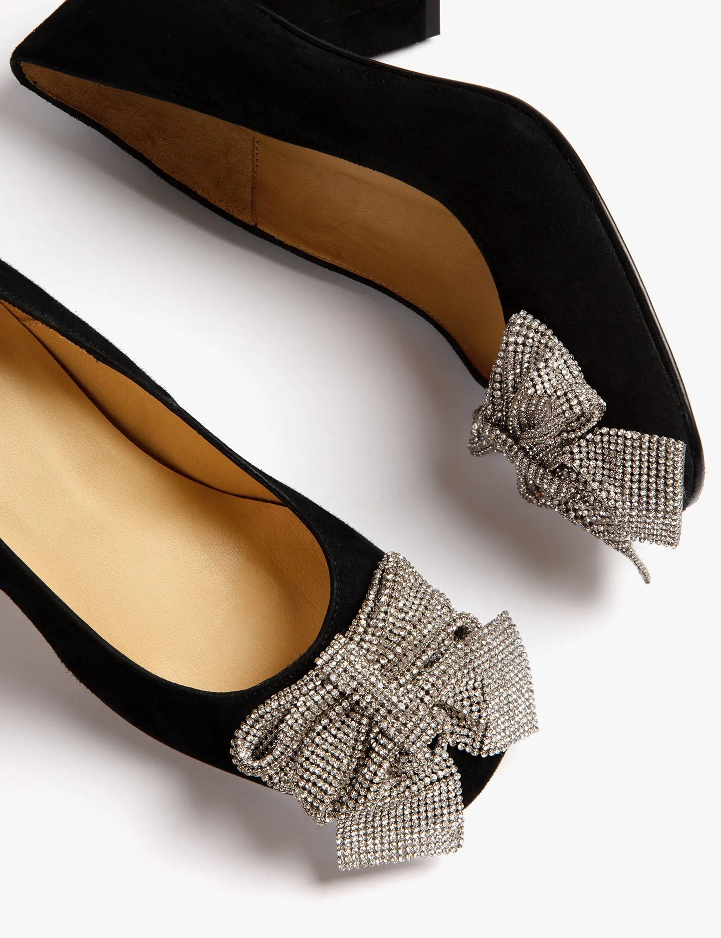Gamine Bow Suede