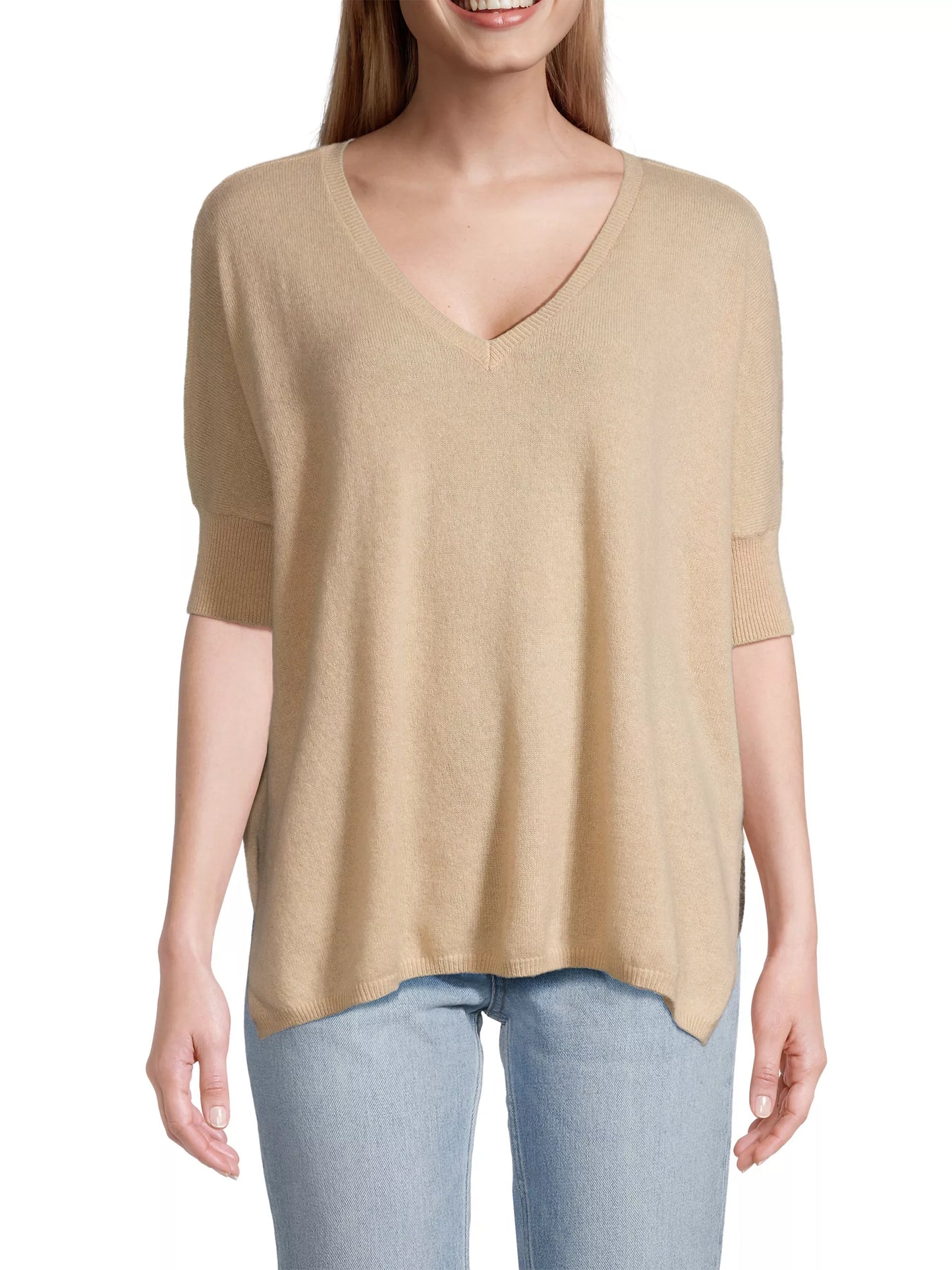 Cotton Cashmere Pow Pow Sweater Brown Sugar