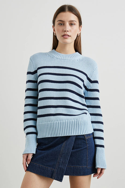 Alise in Sky Navy Stripe