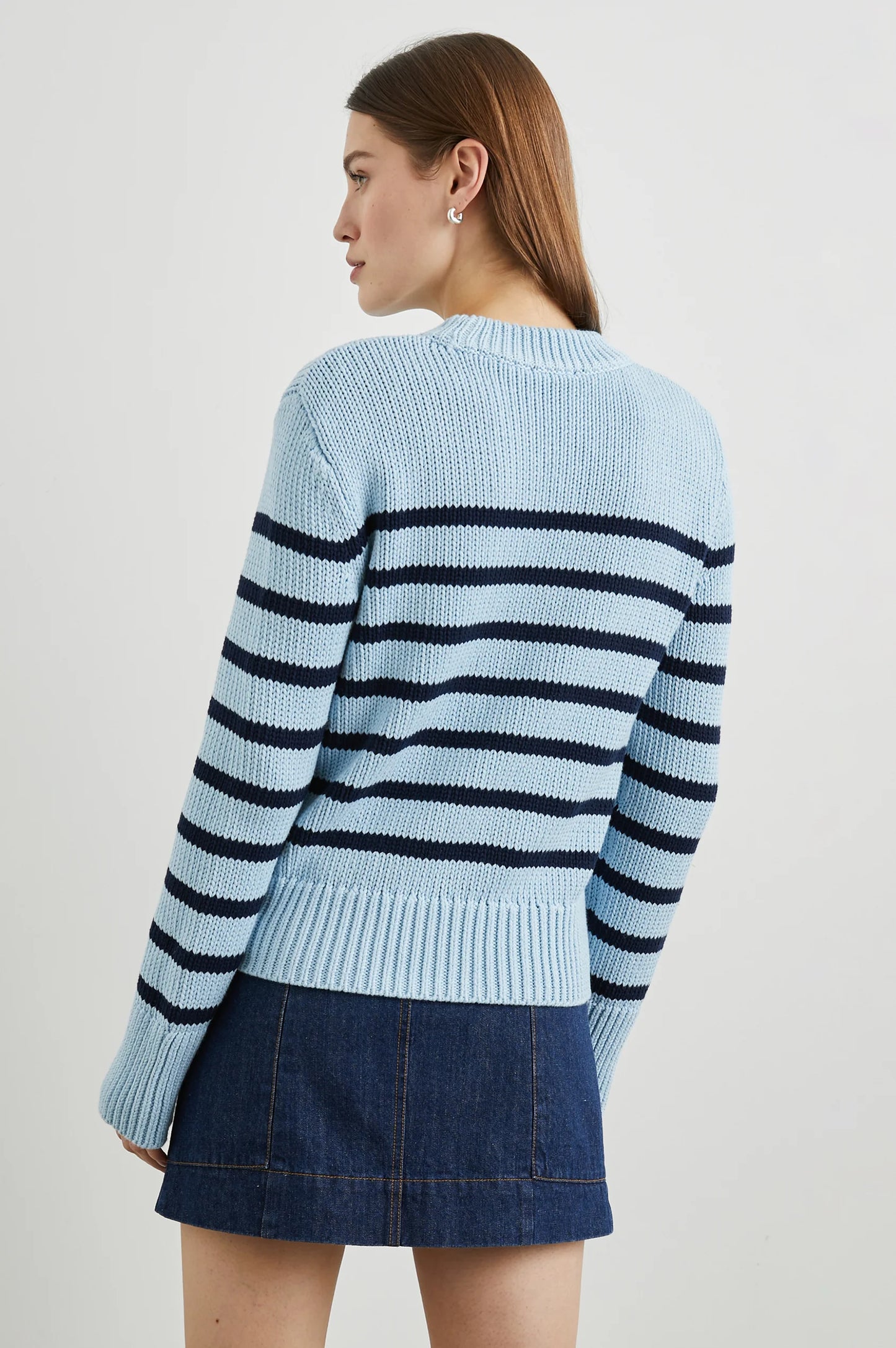 Alise in Sky Navy Stripe