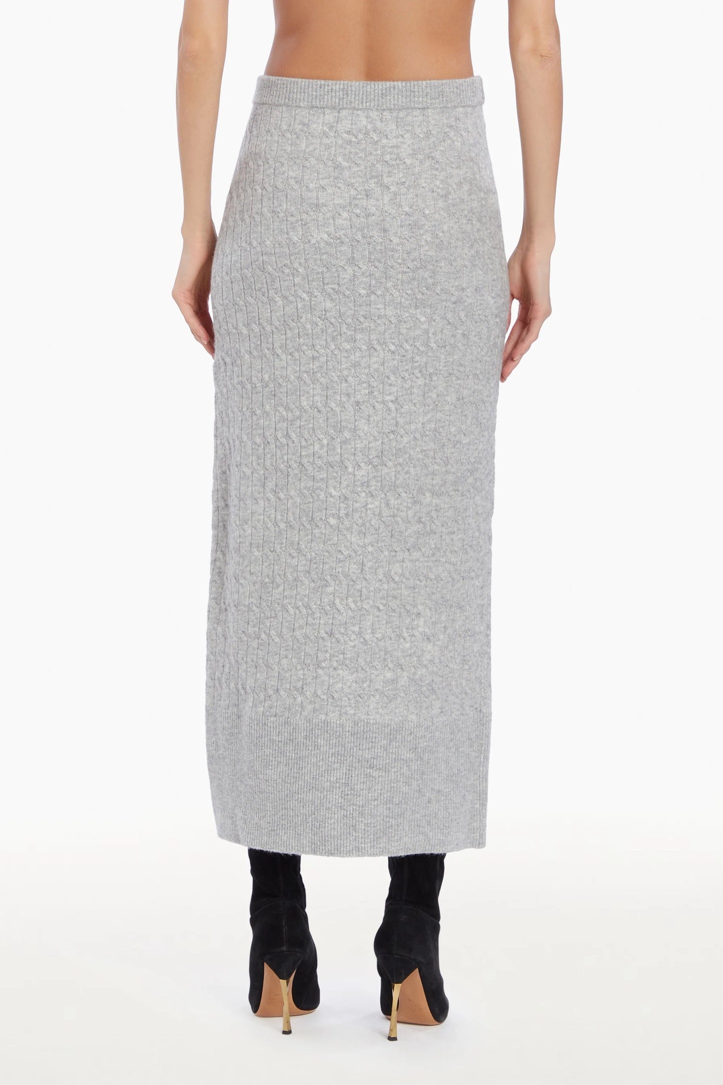 Isla Skirt in Heather Gray