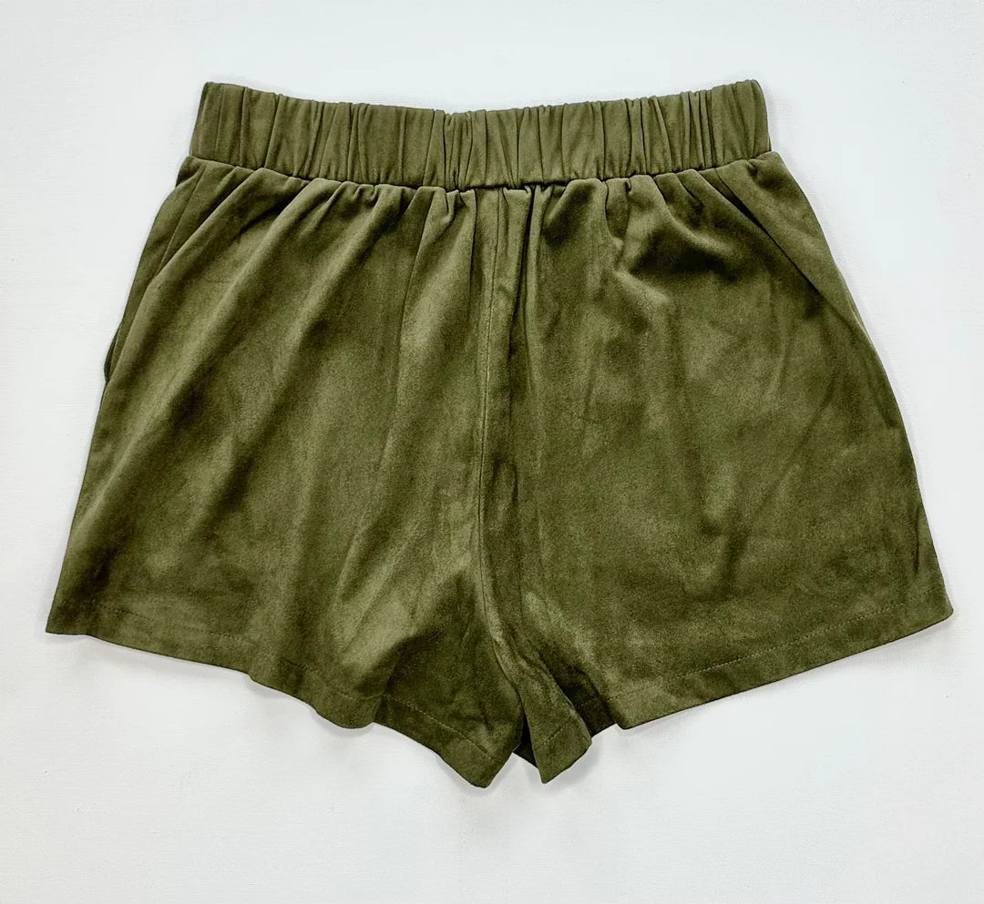 Suede Faux The Record Short