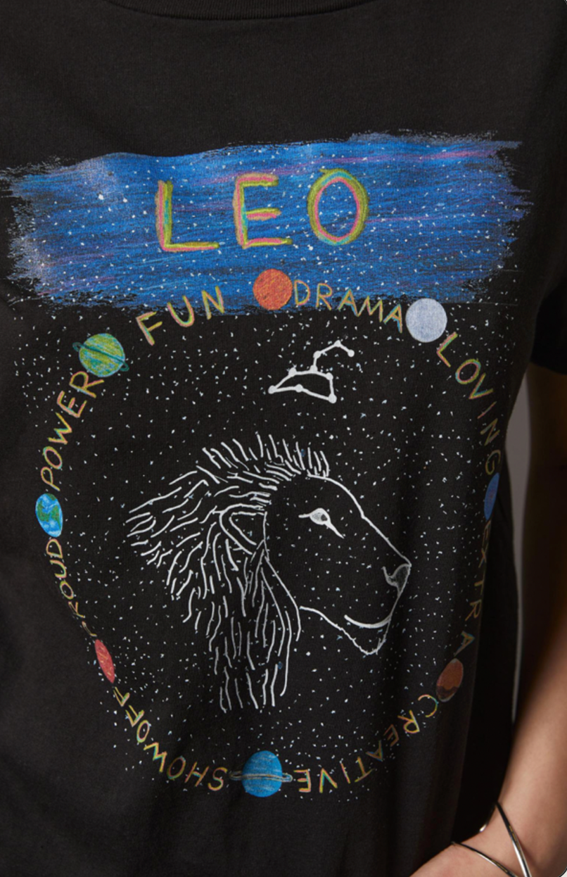 Leo Black T-Shirt