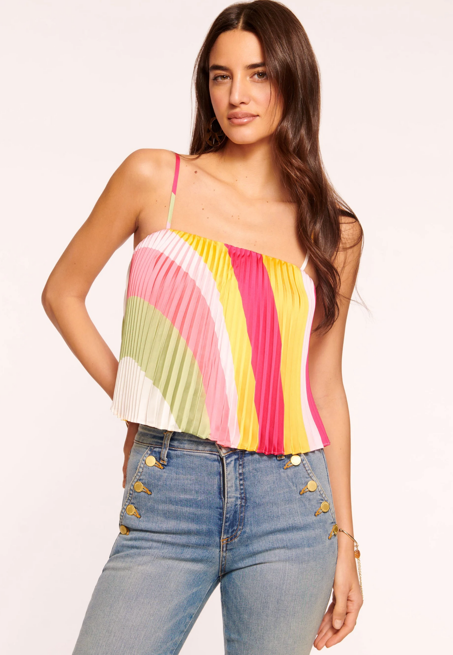 Sarah Pleated Tank Top