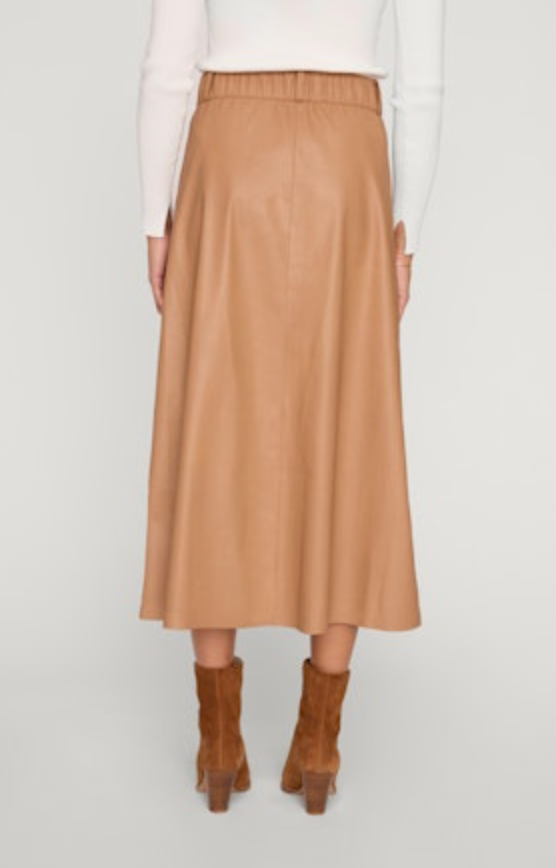 Mica Vegan Leather Dunes Skirt