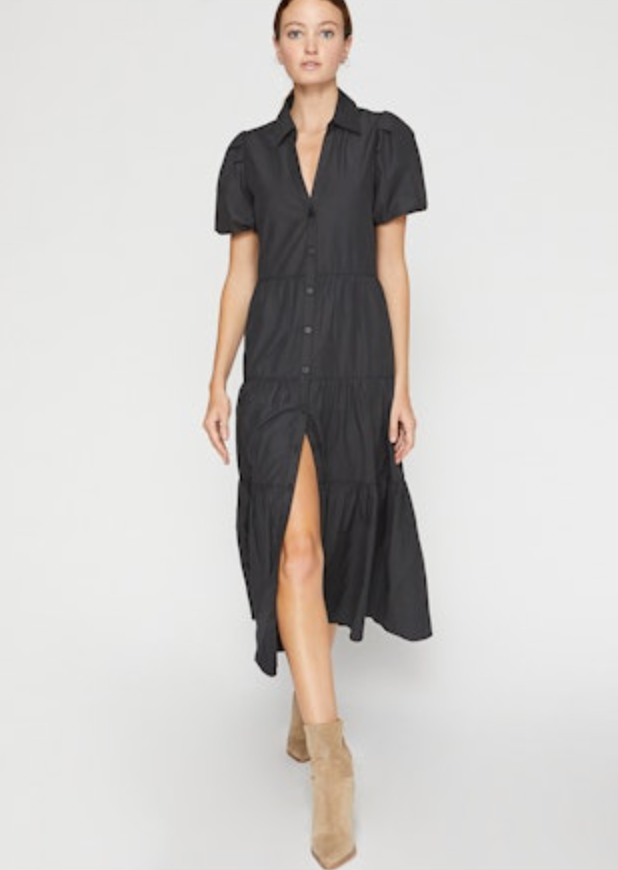 Havana Dress Washed Black