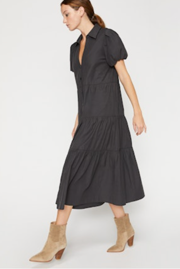 Havana Dress Washed Black