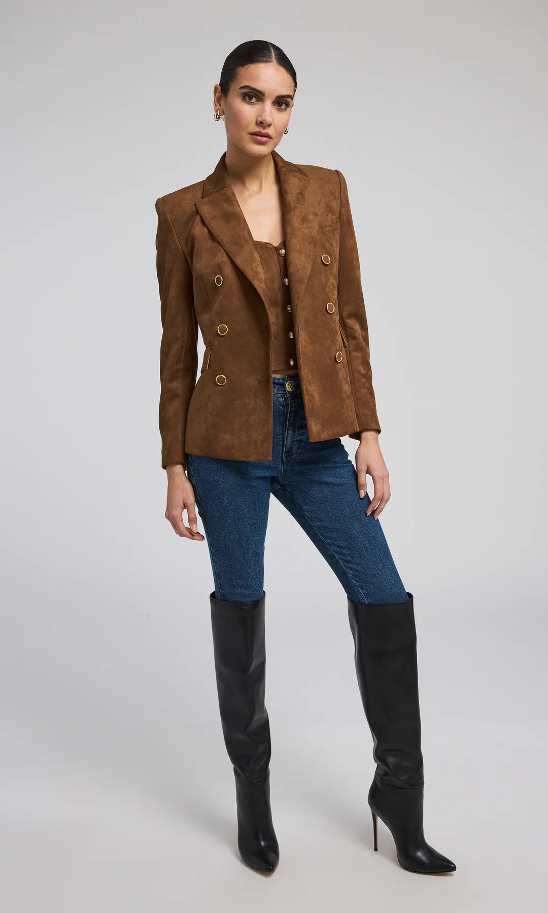 Arielle Vegan Suede Blazer