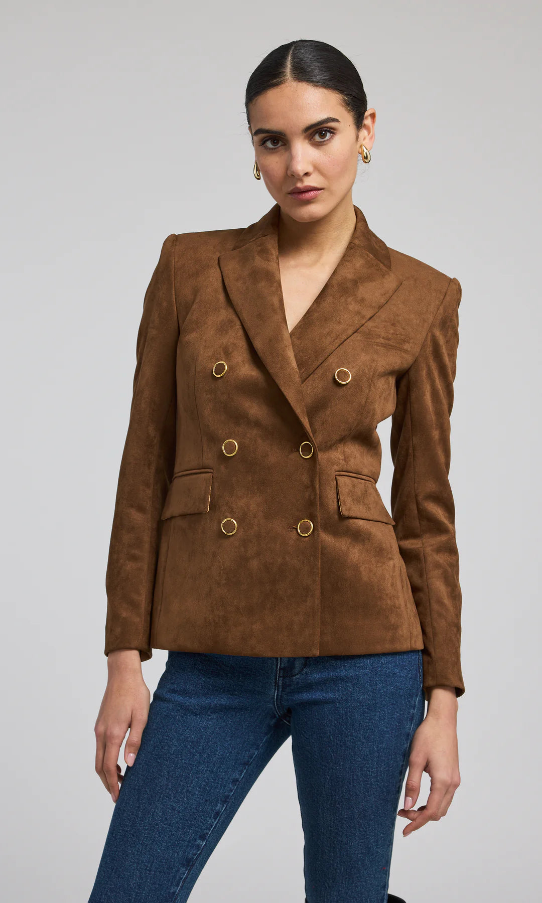 Arielle Vegan Suede Blazer