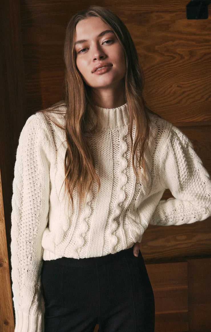 Catya Mock Neck Sweater
