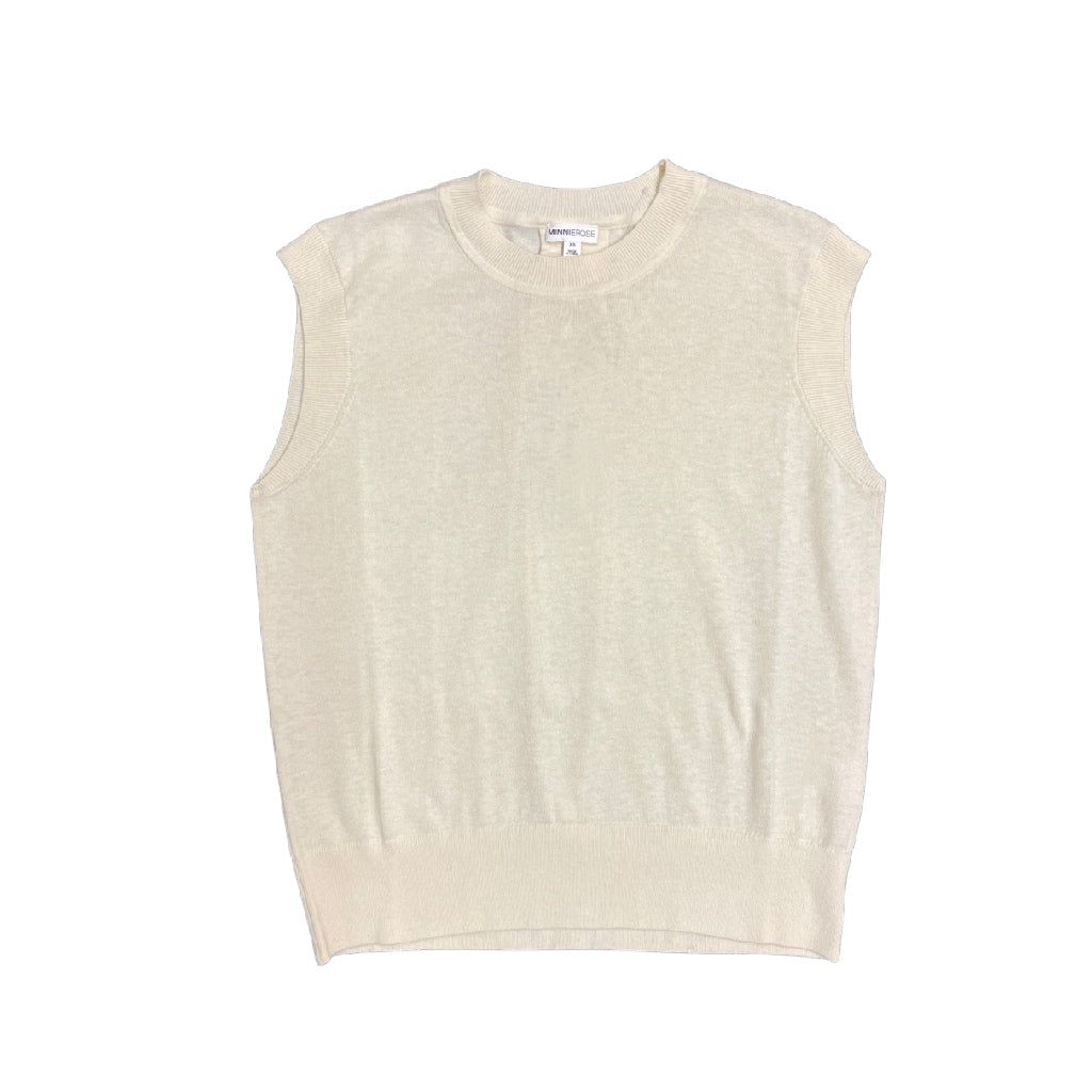 Cotton/Cashmere Muscle Tee