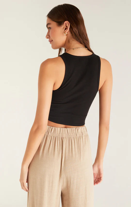 Hannah Cropped Rib Tank